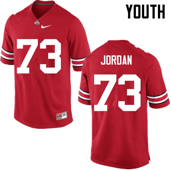 Ohio State Buckeyes #73 Michael Jordan Youth Football Jersey Red